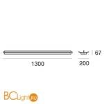 Потолочный светильник Linea Light Flurry 7971 - Схема