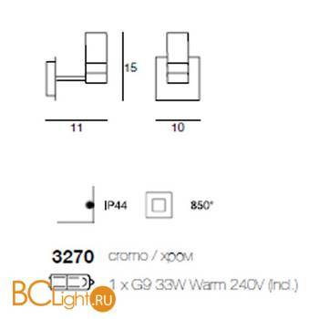Бра Linea Light 3270 - Схема
