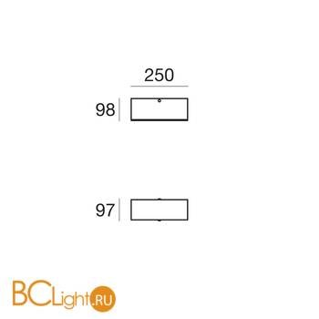 Настенный светильник Linea Light Glued 90300 - Схема