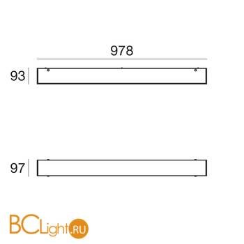 Потолочный светильник Linea Light Glued 90304 - Схема