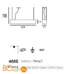 Подвесной светильник Linea Light Modern collection 4885 - Схема