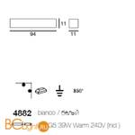 Потолочный светильник Linea Light Modern collection 4882 - Схема