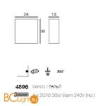 Бра Linea Light Class Modern collection 4896 - Схема