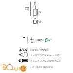 Подвесной светильник Linea Light Modern collection 4897 - Схема