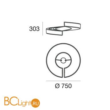 Потолочный светильник Linea Light Grower 10651 - Схема