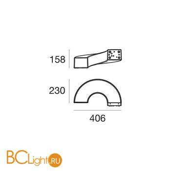 Настенный светильник Linea Light Grower 10652 - Схема