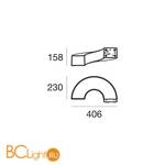 Настенный светильник Linea Light Grower 10652 - Схема