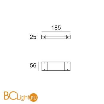 Светильник на струйной системы Linea Light Halley TR4200-3 - Схема