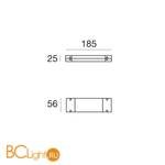 Светильник на струйной системы Linea Light Halley TR4200-9 - Схема