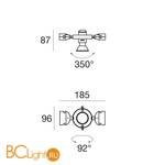 Светильник для струнной системы Linea Light Halley TR4201-3 - Схема