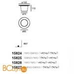 Напольный светильник Linea Light Hat 15627 - Схема