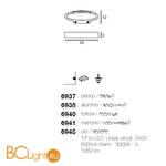 Настенный светильник Linea Light Heli 6945 - Схема