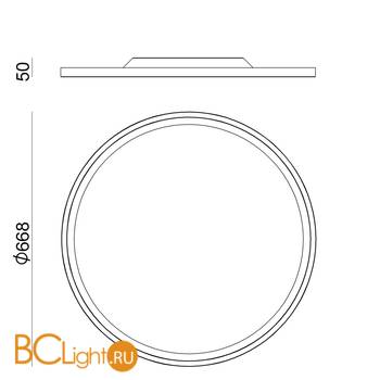 Потолочный светильник Linea Light Hinomaru 8610 - Схема