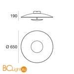 Потолочный светильник Linea Light Horizon 90285 - Схема