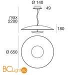 Подвесной светильник Linea Light Horizon 90286 - Схема