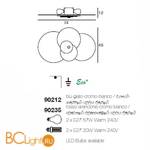 Потолочный светильник Linea Light Hula Hoop 90235 - Схема