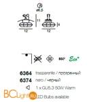 Встраиваемый светильник Linea Light Modern collection 6374 - Схема