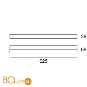 Настенный светильник Linea Light Kioo 7906 - Схема