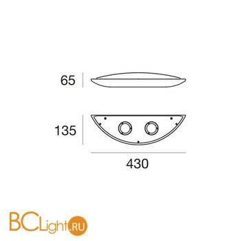 Настенный светильник Linea Light Kyklos 7740 - Схема