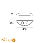 Настенный светильник Linea Light Kyklos 7740 - Схема