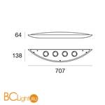 Настенный светильник Linea Light Kyklos 7741 - Схема