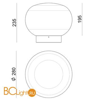Настольная лампа Linea Light La Mariée 8628 - Схема