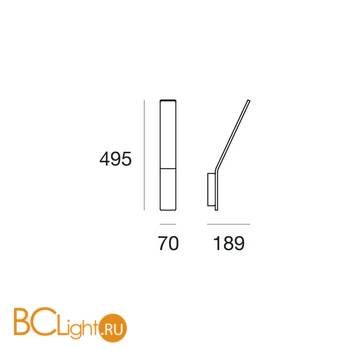 Настенный светильник Linea Light Lama 7104 - Схема