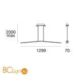 Подвесной светильник Linea Light Lama 7138 - Схема