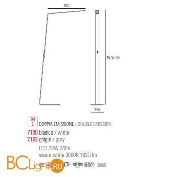 Торшер Linea Light Lama 7100 - Схема