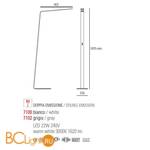 Торшер Linea Light Lama 7102 - Схема