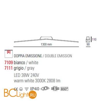 Потолочный светильник Linea Light Lama 7111 - Схема