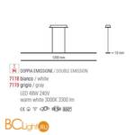 Подвесной светильник Linea Light Lama 7119 - Схема