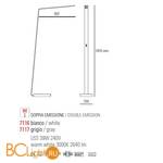 Торшер Linea Light Lama 7116 - Схема