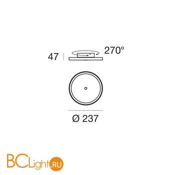 Потолочный светильник Linea Light Light game 7745 - Схема