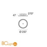 Потолочный светильник Linea Light Light game 7745 - Схема