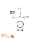 Подвесной светильник Linea Light Light game 7746 - Схема