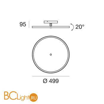 Потолочный светильник Linea Light Light game 7747 - Схема