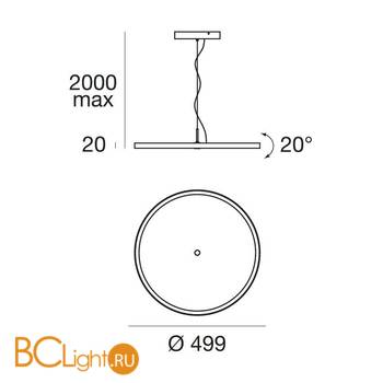 Подвесной светильник Linea Light Light game 7748 - Схема