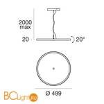 Подвесной светильник Linea Light Light game 7748 - Схема