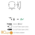 Настенно-потолочный светильник Linea Light Liner 71880 - Схема