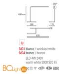 Настольная лампа Linea Light MY TUBE 6849 - Схема