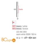 Настенный светильник Linea Light My Tube 7072 - Схема