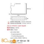 Подвесной светильник Linea Light O-LINE 6674 - Схема