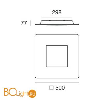Потолочный светильник Linea Light Square 8120 - Схема
