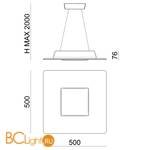 Подвесной светильник Linea Light Square 8122 - Схема