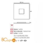 Настенно-потолочный светильник Linea Light SQUARE 6592 - Схема