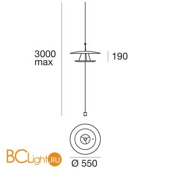 Подвесной светильник Linea Light Madame Blanche 8178 - Схема