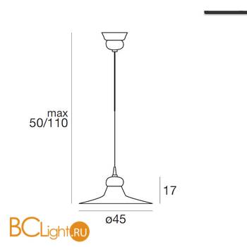 Подвесной светильник Linea Light Mami 2638 - Схема
