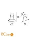 Бра Linea Light Mami 2655 - Схема