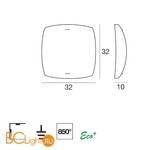 Потолочный светильник Linea Light Marina 2920 - Схема